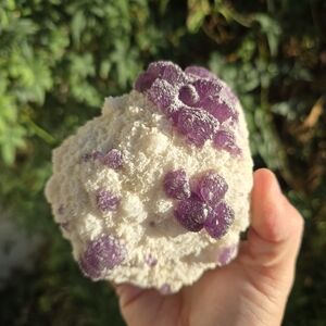 Magenta Fluorite On Quartz Mexico